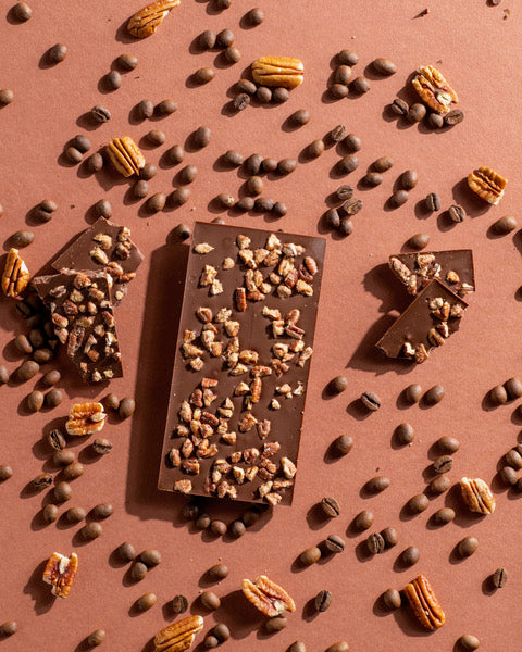 Pecan Chocolate, Coffee Chocolate – Zokoko